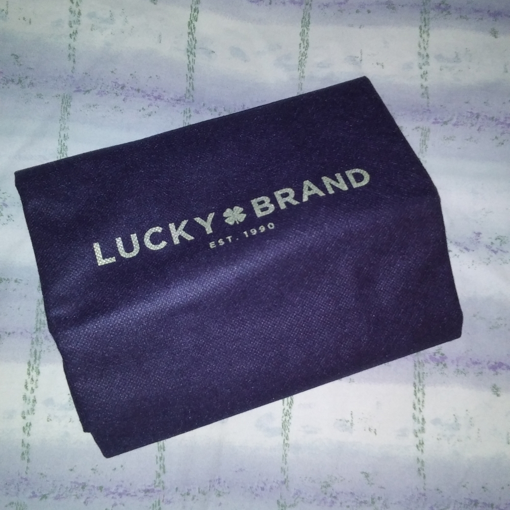 BRAND NEW. Lucky Brand Large Black Dust Bag.